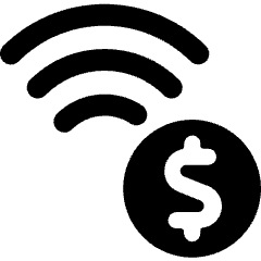 Wifi Cash Icon from Ultimate Bold Set