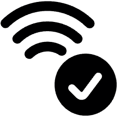 Wifi Check Icon from Ultimate Bold Set