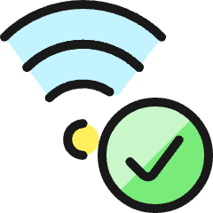 Wifi Check Icon from Ultimate Colors Set