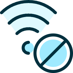 Wifi Disable Icon from Ultimate Duotone Set
