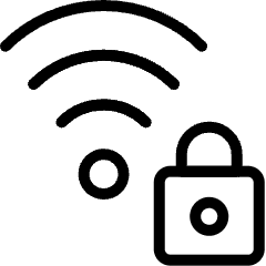 Wifi Lock Icon from Ultimate Light Set