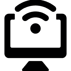Wifi Monitor 1 Icon from Ultimate Bold Set