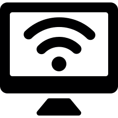 Wifi Monitor Icon from Ultimate Bold Set