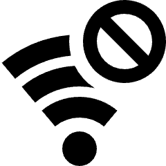 Wifi Network Disable Restrict Icon from Nova Solid Set