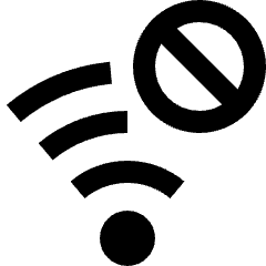 Wifi Network Disable Restrict Icon from Nova Line Set