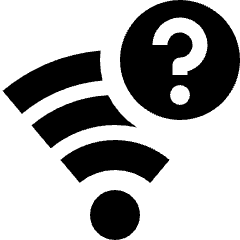 Wifi Network Frequently Ask Question Faq Icon from Nova Solid Set