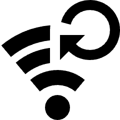 Wifi Network Refresh Redo Icon from Nova Solid Set