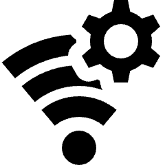 Wifi Network Setting Icon from Nova Solid Set