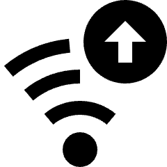 Wifi Network Upload Speed Icon from Nova Line Set