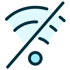 Wifi Off Icon from Ultimate Duotone Set