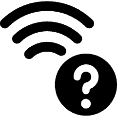 Wifi Question Icon from Ultimate Bold Set