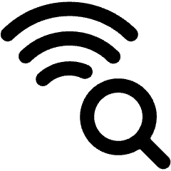 Wifi Search Icon from Ultimate Bold Set