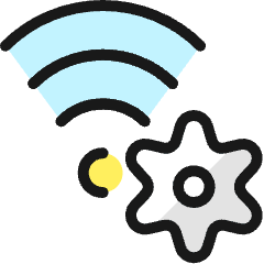 Wifi Settings Icon from Ultimate Colors Set