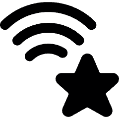 Wifi Star Icon from Ultimate Bold Set