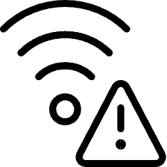 Wifi Warning Icon from Ultimate Light Set