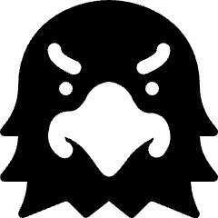 Wild Bird Eagle Head Icon from Ultimate Bold Set