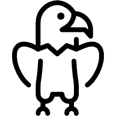 Wild Bird Eagle Icon from Ultimate Light Set