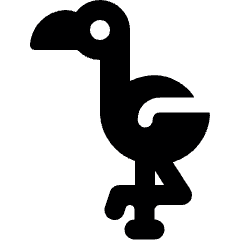 Wild Bird Flamingo Icon from Ultimate Bold Set