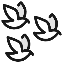 Wild Bird Flock Icon from Ultimate Colors Set
