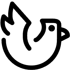 Wild Bird Fly Icon from Ultimate Regular Set