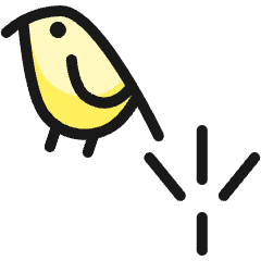 Wild Bird Footstep Icon from Ultimate Colors Set