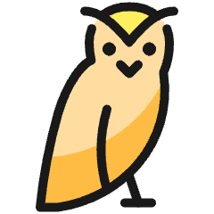 Wild Bird Owl Body Icon from Ultimate Colors Set