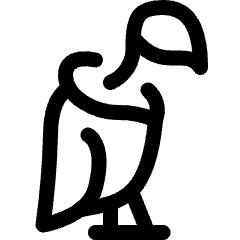 Wild Bird Vulture Icon from Ultimate Regular Set