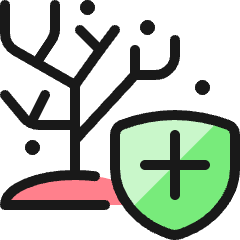 Wildlife Protection Tree Shield Icon from Ultimate Colors Set