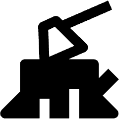 Wildlife Protection Tree Cutter Axe Icon from Nova Solid Set