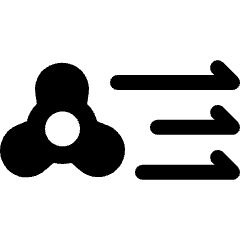 Weather Wind Flow 4 Icon from Ultimate Bold Set