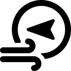 Wind West Icon from Ultimate Bold Set