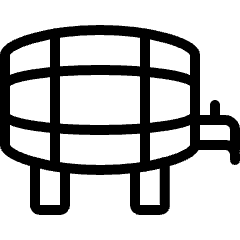 Wine Barrel Icon from Ultimate Light Set