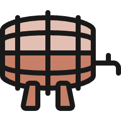 Wine Barrel Icon from Ultimate Colors Set
