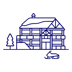 Ski Resort Illustration from UX Line Set