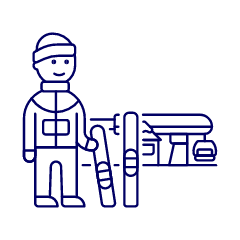 Skibooard 1 Illustration from UX Line Set