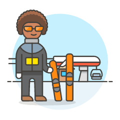 Skibooard 2 Illustration from UX Colors Set
