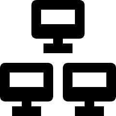Wireless Network Group Icon from Nova Solid Set