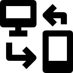 Wireless Network Personal Computer Mobile 1 Icon from Nova Solid Set