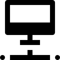 Wireless Network Personal Computer Icon from Nova Solid Set