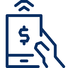Wireless Payment 1 Icon from Cyber Line Set