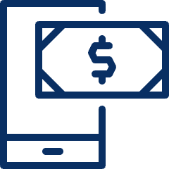 Wireless Payment 2 Icon from Cyber Line Set