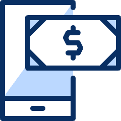 Wireless Payment 2 Icon from Cyber Duotone Set