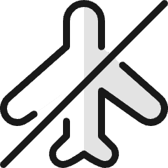 Airplane Mode Icon from Ultimate Colors Set