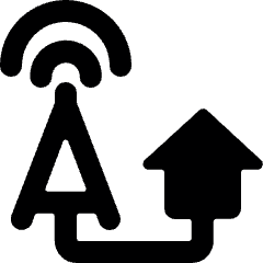 Antenna House Connect Icon from Ultimate Bold Set