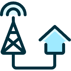 Antenna House Connect Icon from Ultimate Duotone Set