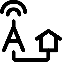 Antenna House Connect Icon from Ultimate Regular Set