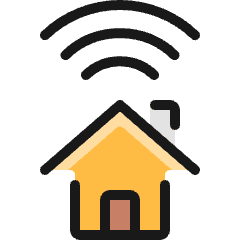 House Signal Icon from Ultimate Colors Set