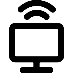 Monitor Signal Icon from Ultimate Bold Set