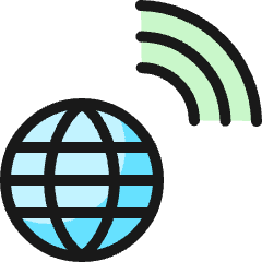 Network Signal Icon from Ultimate Colors Set