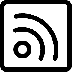 Rss Feed Square Icon from Ultimate Regular Set
